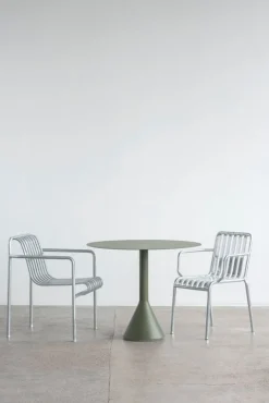 HAY Palissade Cone table, 90 cm, olive