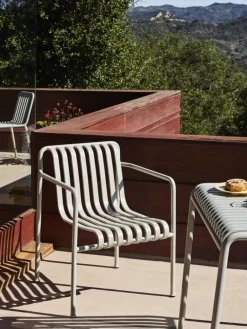 HAY Palissade dining armchair, sky grey