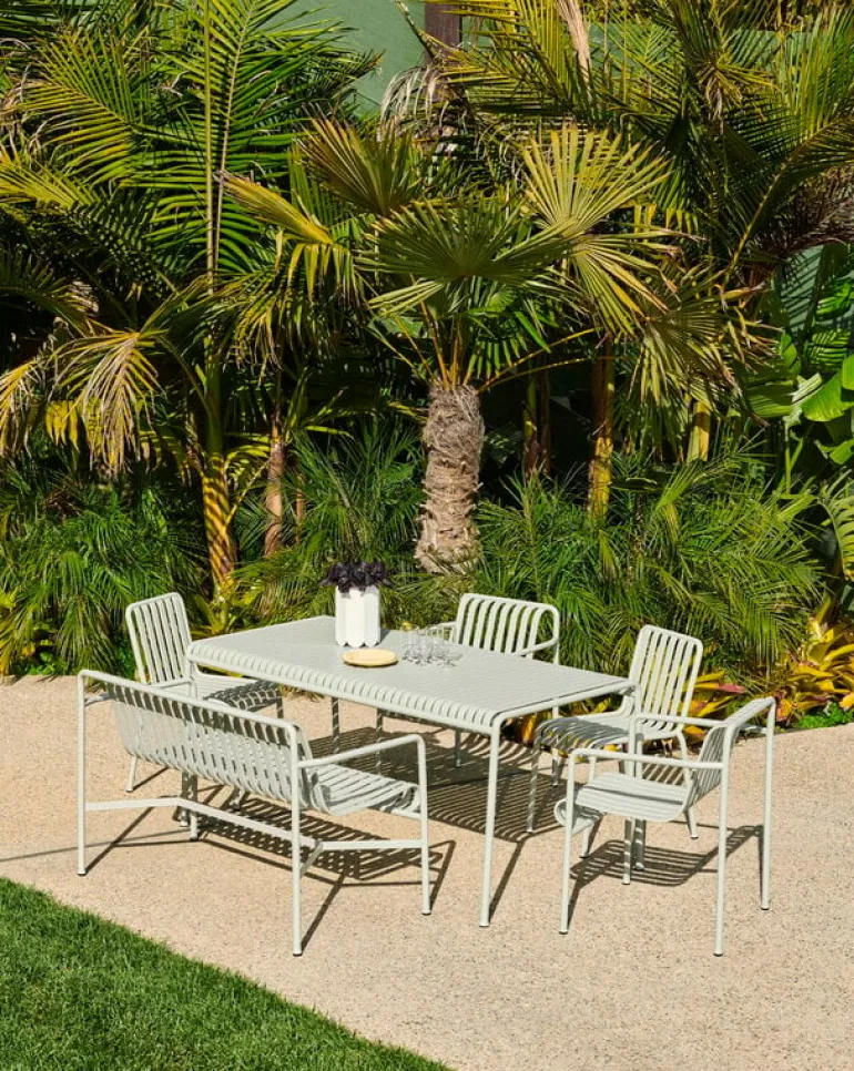 HAY Palissade dining armchair, sky grey