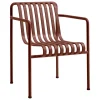 HAY Palissade dining armchair, iron red
