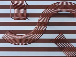 HAY Palissade dining armchair, iron red