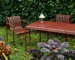 HAY Palissade dining armchair, iron red