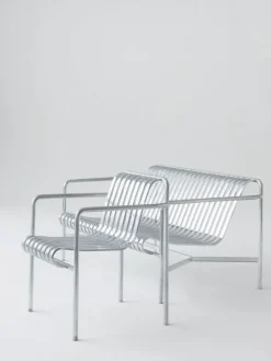 HAY Palissade dining armchair, hot galvanised