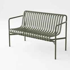 HAY Palissade dining bench, anthracite