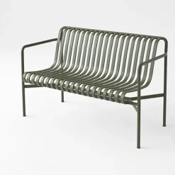 HAY Palissade dining bench, sky grey