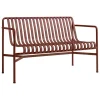 HAY Palissade dining bench, iron red
