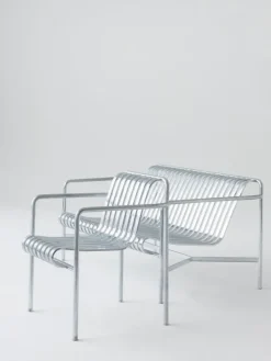 HAY Palissade dining bench, hot galvanised