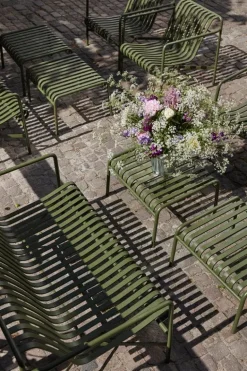 HAY Palissade lounge chair, low, olive