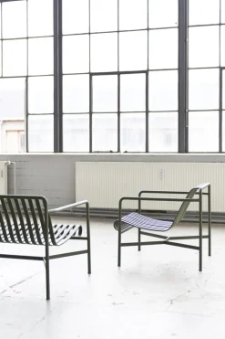 HAY Palissade lounge chair, low, olive