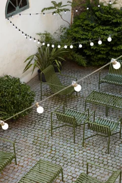 HAY Palissade lounge chair, low, olive