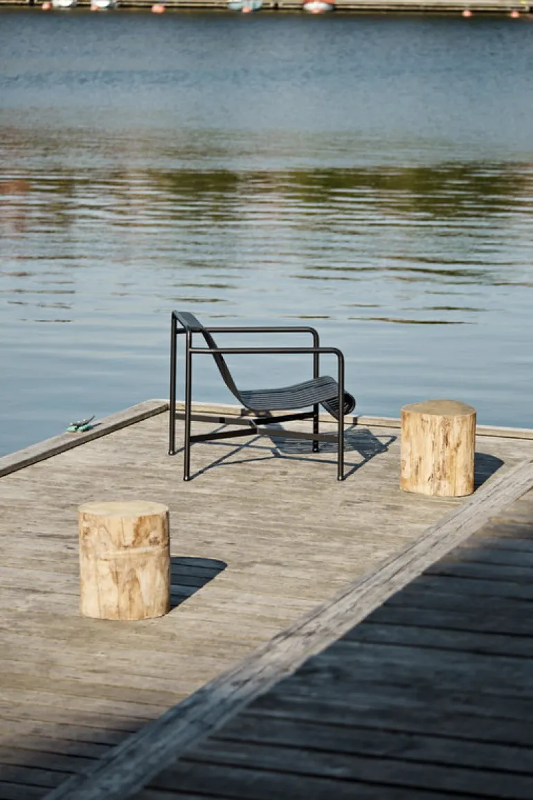 HAY Palissade lounge chair, low, anthracite