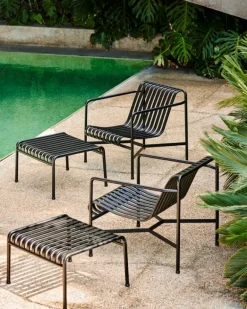 HAY Palissade lounge chair, low, anthracite