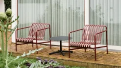 HAY Palissade lounge chair, low, iron red