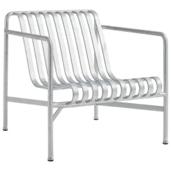 HAY Palissade lounge chair, low, hot galvanised