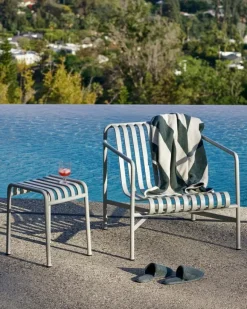 HAY Palissade lounge chair, low, sky grey