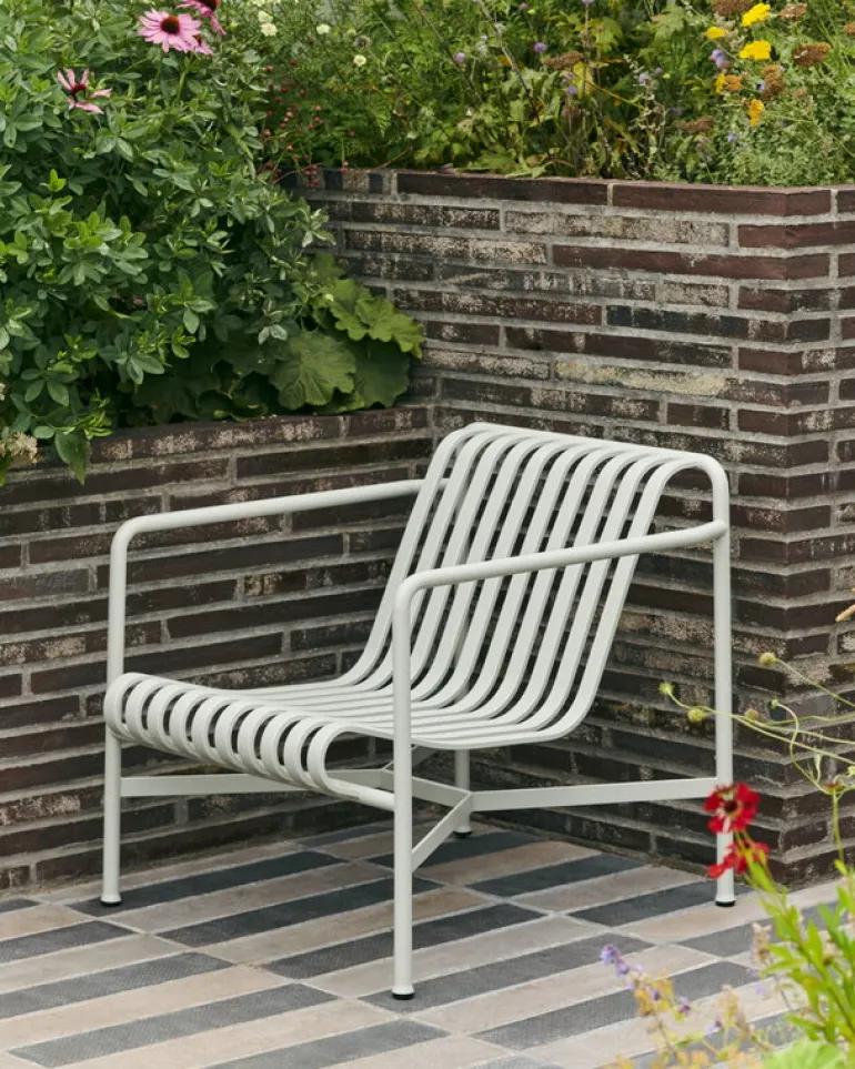 HAY Palissade lounge chair, low, sky grey