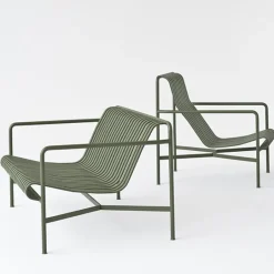 HAY Palissade lounge chair, high, anthracite