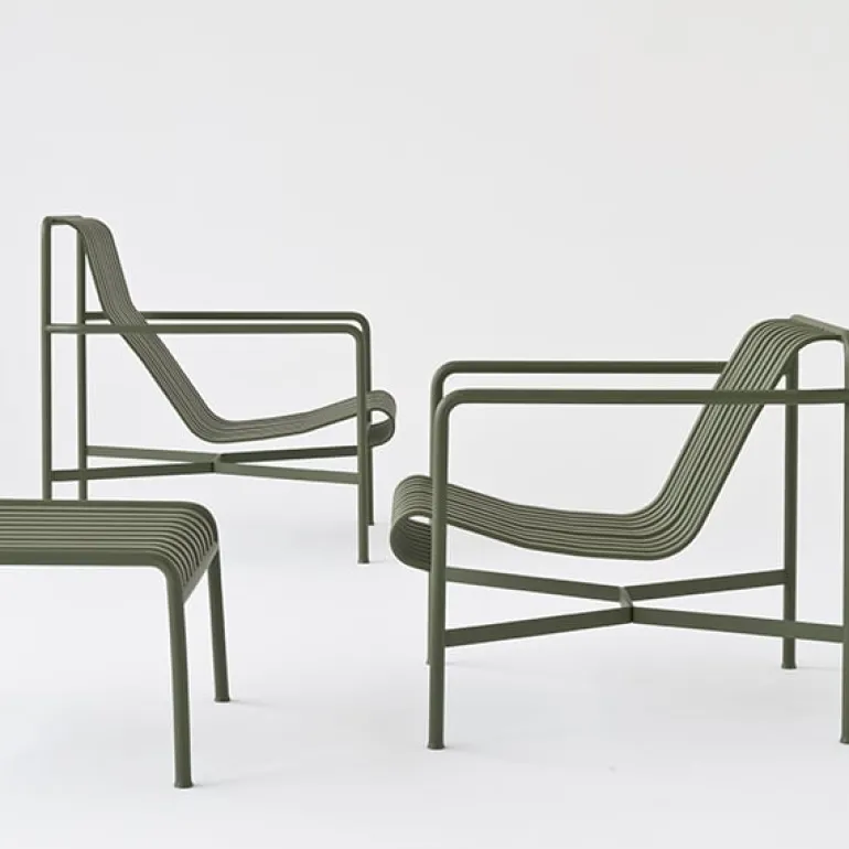 HAY Palissade lounge chair, high, anthracite