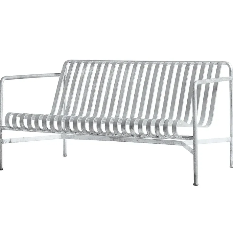 HAY Palissade lounge sofa, hot galvanised