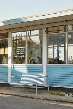 HAY Palissade lounge sofa, hot galvanised