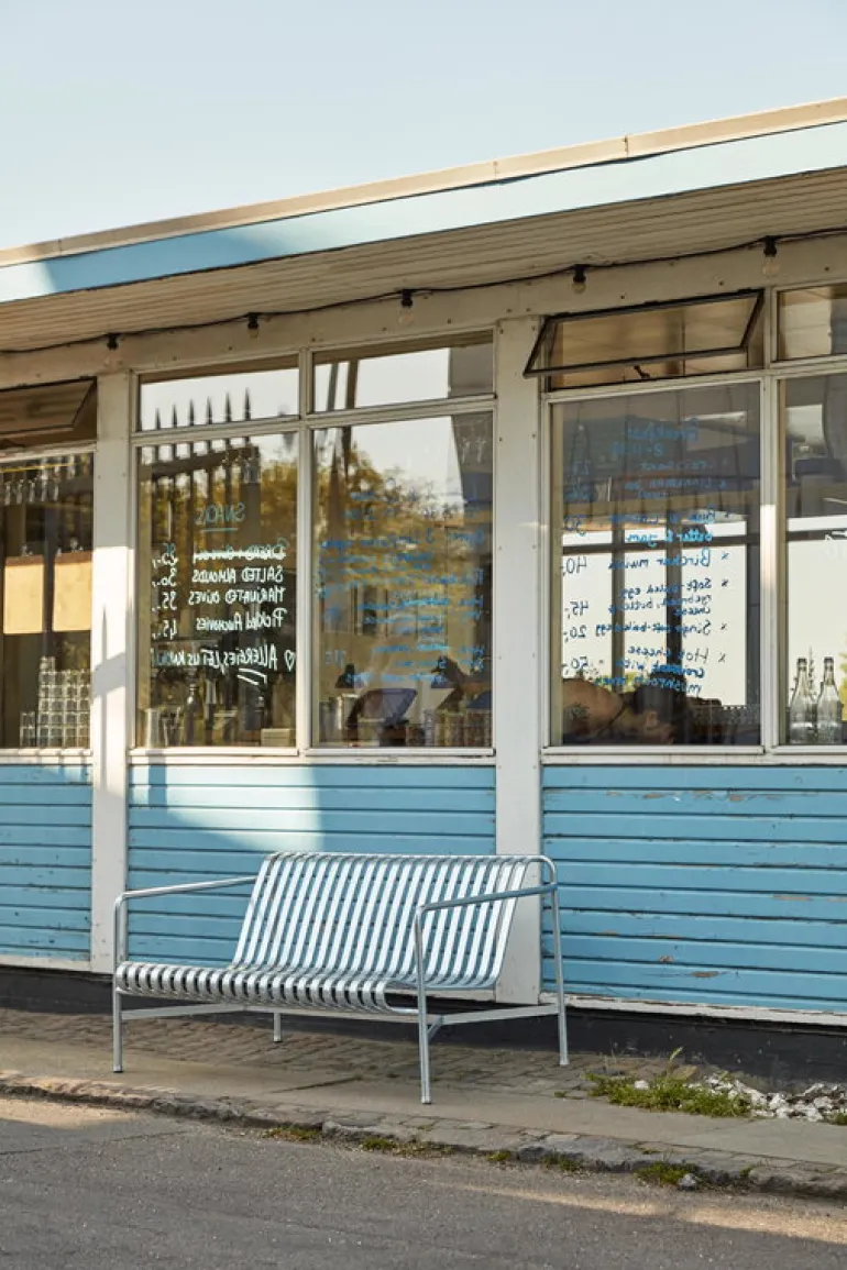 HAY Palissade lounge sofa, hot galvanised