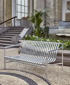 HAY Palissade lounge sofa, hot galvanised