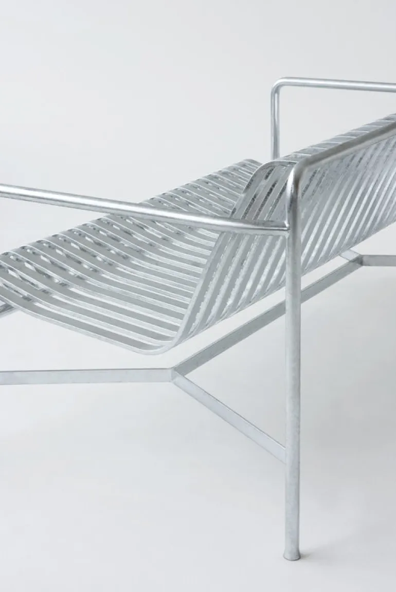 HAY Palissade lounge sofa, hot galvanised