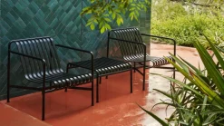 HAY Palissade ottoman, anthracite