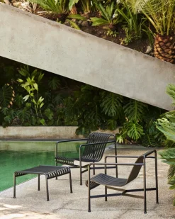 HAY Palissade ottoman, anthracite