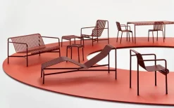 HAY Palissade ottoman, iron red