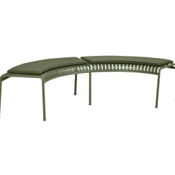 HAY Palissade Park bench cushion, set of 2, olive