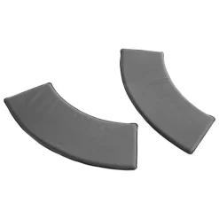 HAY Palissade Park bench cushion, set of 2, anthracite