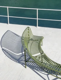 HAY Palissade Park dining bench add-on, in, anthracite