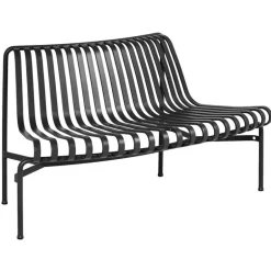 HAY Palissade Park dining bench add-on, out, anthracite