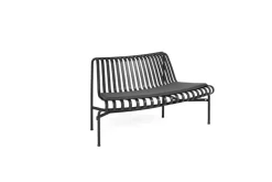HAY Palissade Park dining bench add-on, out, anthracite