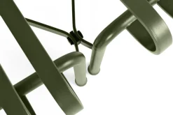 HAY Palissade Park dining bench, in-out, set of 2, sky grey