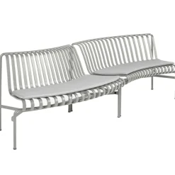 HAY Palissade Park dining bench cushion, in-out, set of 2, sky grey