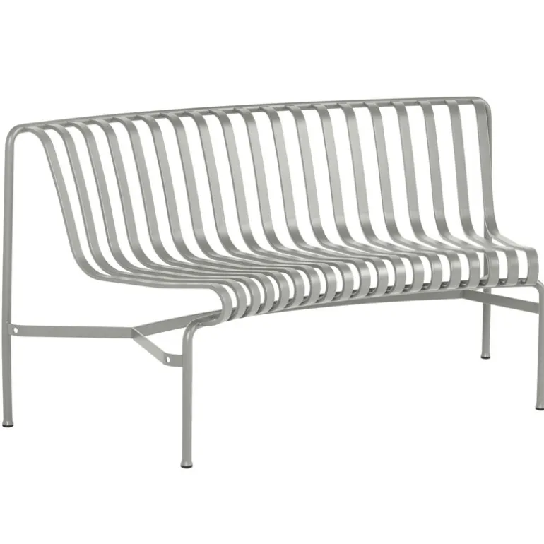 HAY Palissade Park dining bench add-on, in, sky grey