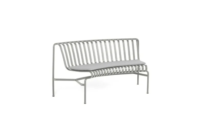 HAY Palissade Park dining bench add-on, in, sky grey