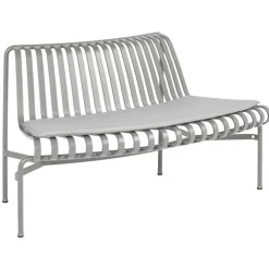 HAY Palissade Park dining bench cushion, out, 1 pc, sky grey