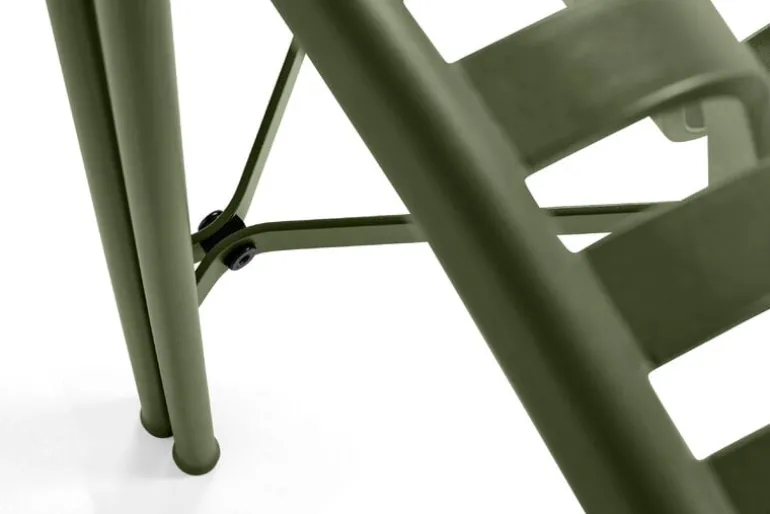 HAY Palissade Park dining bench, out-out, set of 2, anthracite