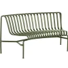 HAY Palissade Park dining bench add-on, in, olive