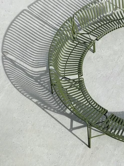 HAY Palissade Park dining bench add-on, in, olive