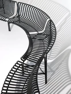 HAY Palissade Park dining bench add-on, in, olive