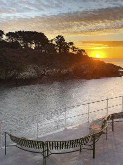 HAY Palissade Park dining bench add-on, in, olive