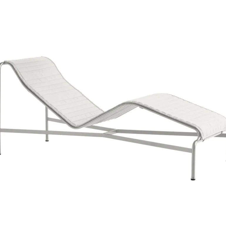 HAY Palissade Quilted cushion for chaise longue, sky grey