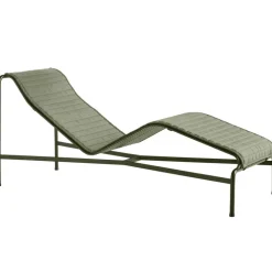 HAY Palissade Quilted cushion for chaise longue, olive