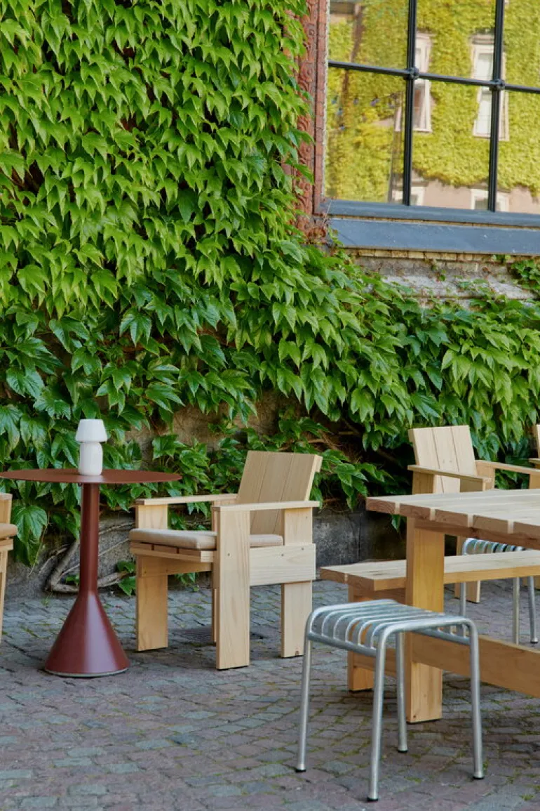 HAY Palissade stool, hot galvanised