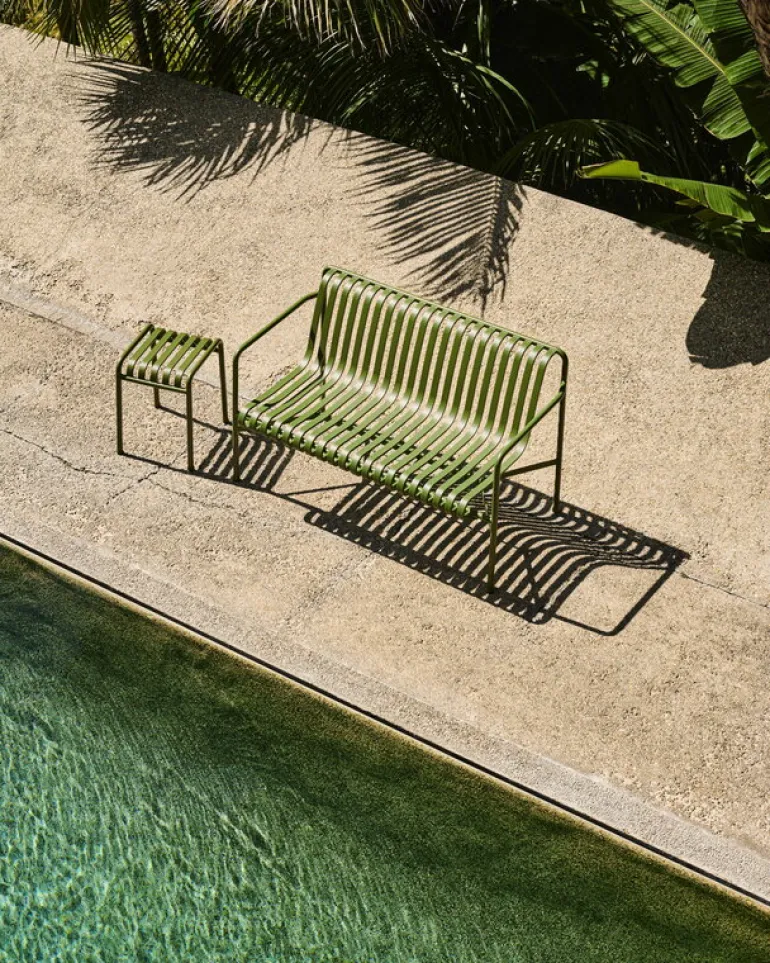 HAY Palissade stool, olive