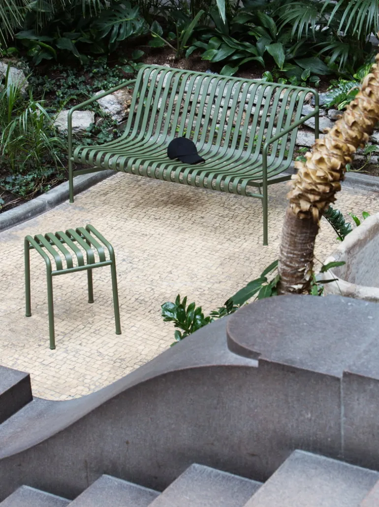 HAY Palissade stool, olive